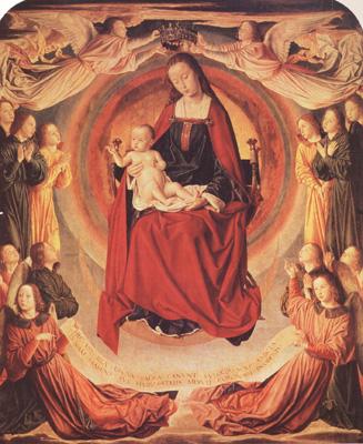 Master of Moulins Coronation of the Virgin (nn03) oil painting image